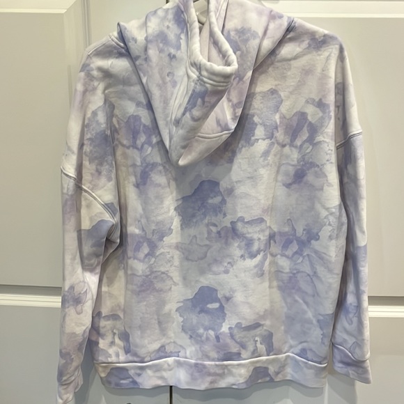 Lazypants sweatshirt in a purple tie dye pattern - Picture 3 of 3